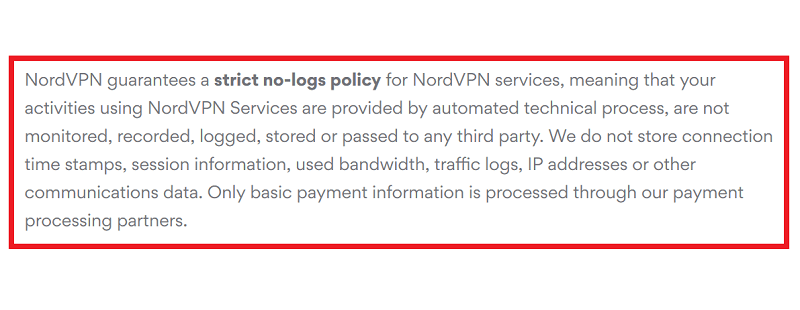 nordvpn-logging-policy-to